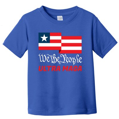 We The People Ultra MAGA Trump 2024 Anti Biden Toddler T-Shirt