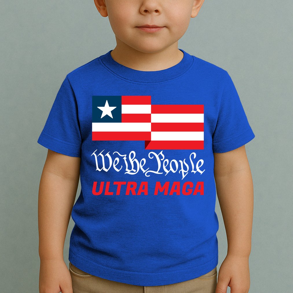 We The People Ultra MAGA Trump 2024 Anti Biden Toddler T-Shirt