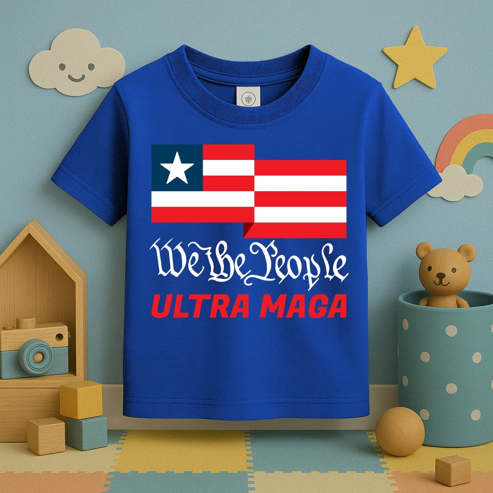 We The People Ultra MAGA Trump 2024 Anti Biden Toddler T-Shirt
