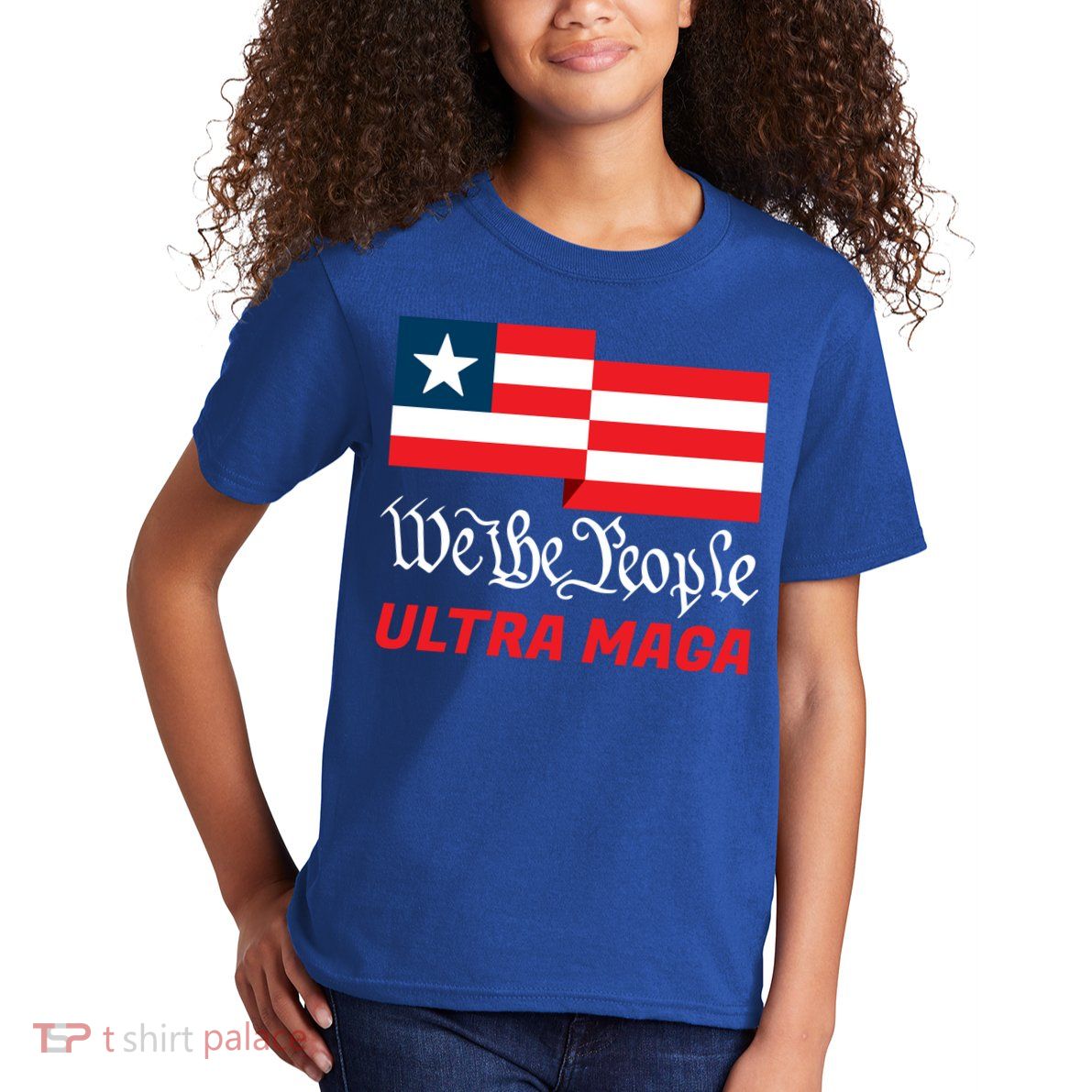 We The People Ultra MAGA Trump 2024 Anti Biden Kids T-Shirt