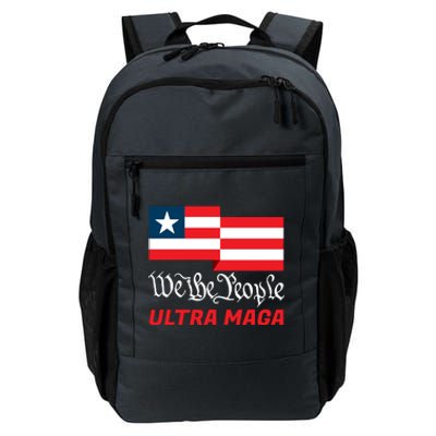 We The People Ultra MAGA Trump 2024 Anti Biden Daily Commute Backpack