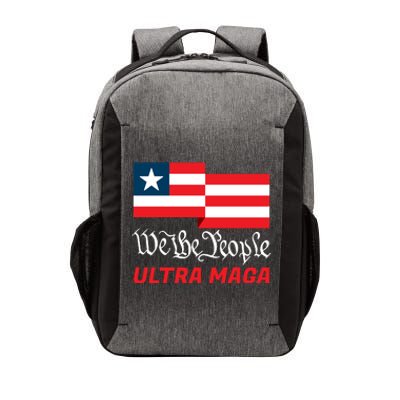 We The People Ultra MAGA Trump 2024 Anti Biden Vector Backpack