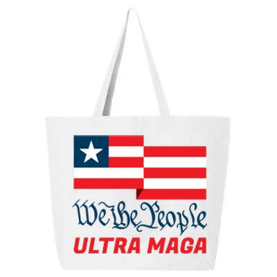 We The People Ultra MAGA Trump 2024 Anti Biden 25L Jumbo Tote