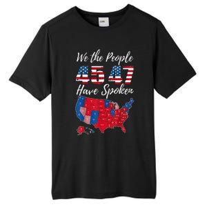 We The People Have Spoken Usa Election 2024 Map Trump 2024 Tall Fusion ChromaSoft Performance T-Shirt