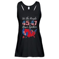 We The People Have Spoken Usa Election 2024 Map Trump 2024 Ladies Essential Flowy Tank