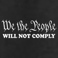 We The People Will Not Comply Cool Comfort Performance Bucket Hat