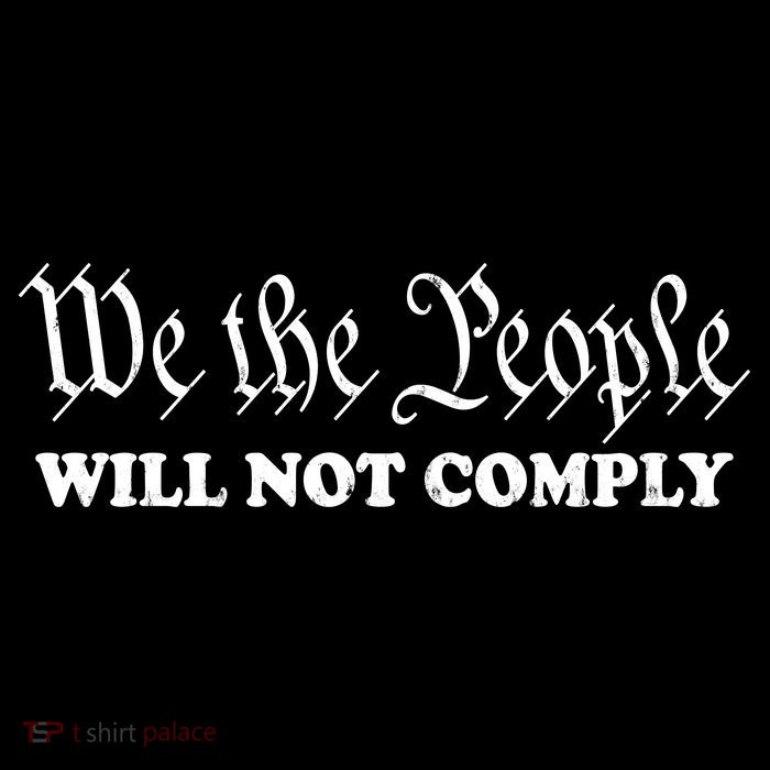 We The People Will Not Comply Impact Tech Backpack