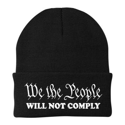 We The People Will Not Comply Beanie