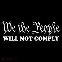 We The People Will Not Comply 16 in Basic Backpack
