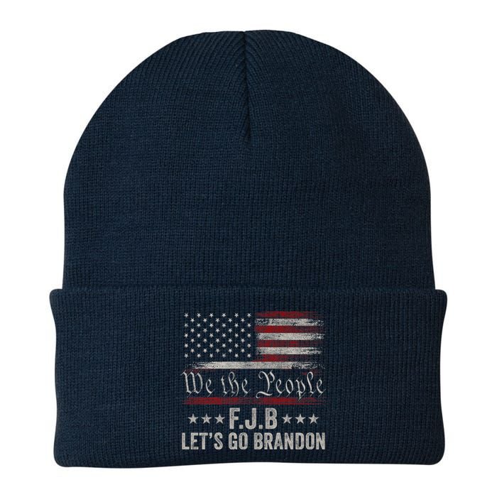 We The People, Let’s Go, Brandon Conservative Anti Liberal Knit Cap Winter Beanie