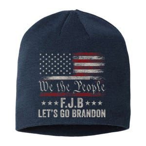 We The People, Let’s Go, Brandon Conservative Anti Liberal Sustainable Beanie