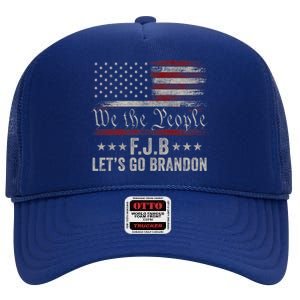 We The People, Let’s Go, Brandon Conservative Anti Liberal High Crown Mesh Back Trucker Hat