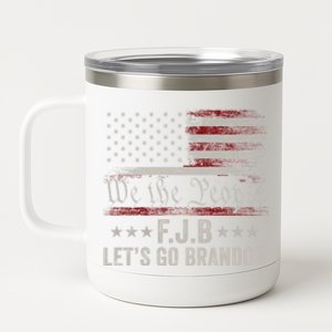 We The People, Let’s Go, Brandon Conservative Anti Liberal 12 oz Stainless Steel Tumbler Cup