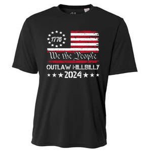 We The People Outlaw Hillbilly 2024 Trump Vance Cooling Performance Crew T-Shirt