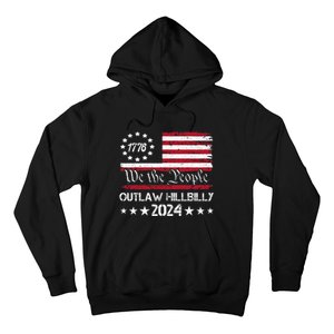 We The People Outlaw Hillbilly 2024 Trump Vance Hoodie