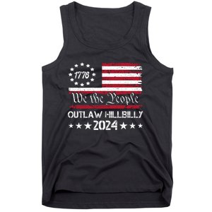 We The People Outlaw Hillbilly 2024 Trump Vance Tank Top