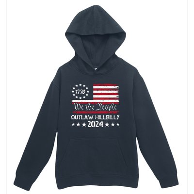 We The People Outlaw Hillbilly 2024 Trump Vance Urban Pullover Hoodie