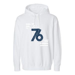 We The People 1776 American Flag Garment-Dyed Fleece Hoodie