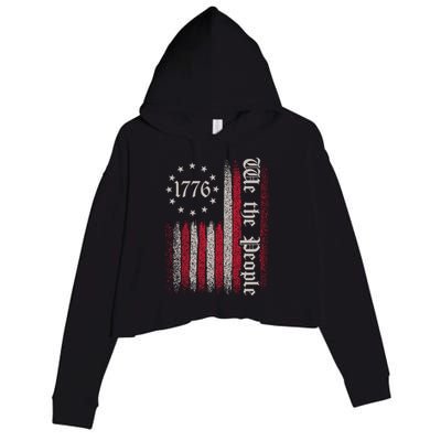 We The People 1776 Spark Crop Fleece Hoodie