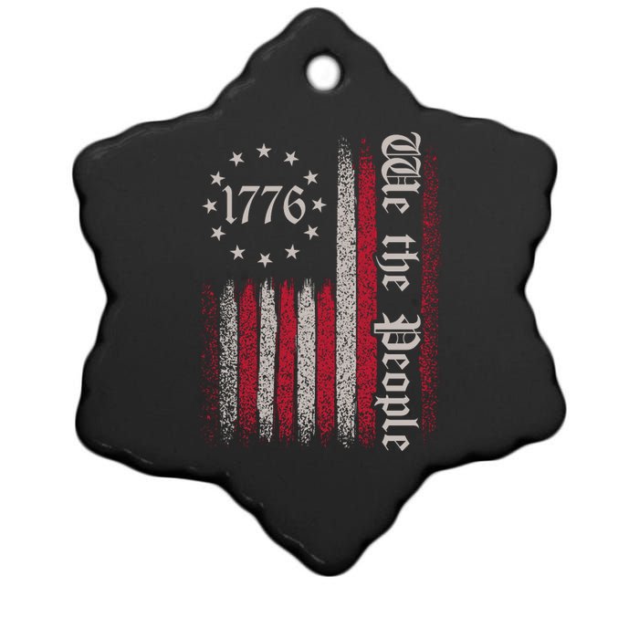 We The People 1776 Spark Ceramic Star Ornament