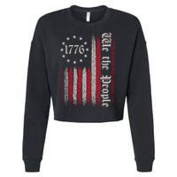 We The People 1776 Spark Cropped Pullover Crew