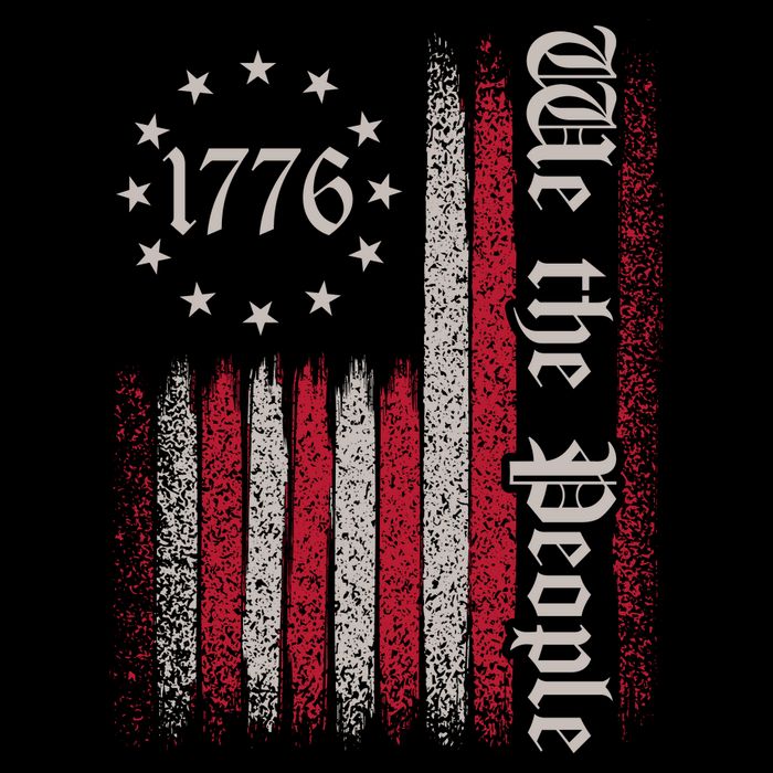 We The People 1776 Spark Cropped Pullover Crew
