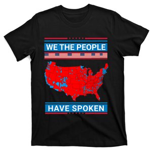 We The People Have Spoken Map Of 2024 Election Results Women T-Shirt