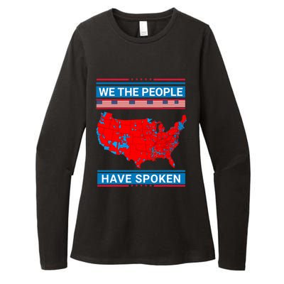 We The People Have Spoken Map Of 2024 Election Results Women Womens CVC Long Sleeve Shirt