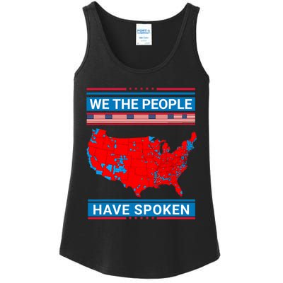 We The People Have Spoken Map Of 2024 Election Results Women Ladies Essential Tank