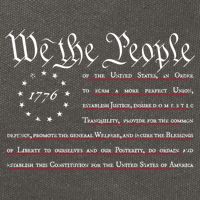 We The People Betsy Ross Flag Preamble Of The Constitution Gift Cotton Canvas Backpack