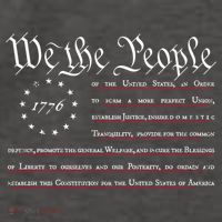 We The People Betsy Ross Flag Preamble Of The Constitution Gift Vector Backpack