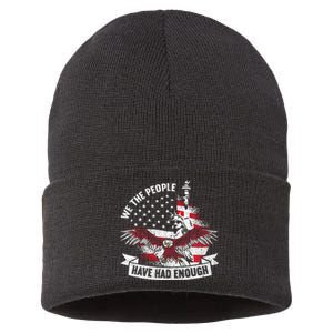 We The People Have Had Enough American Sustainable Knit Beanie