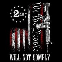 We The People Will Not Comply Ar15 Progun Rights 2a Cooling Performance Crew T-Shirt