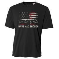 We The People Have Had Enough Vintage US America Flag Cooling Performance Crew T-Shirt