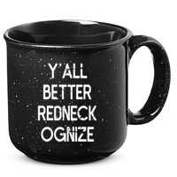 White Trash Party Attire Trailer Trash Redneck 15oz Campfire Ceramic Mug