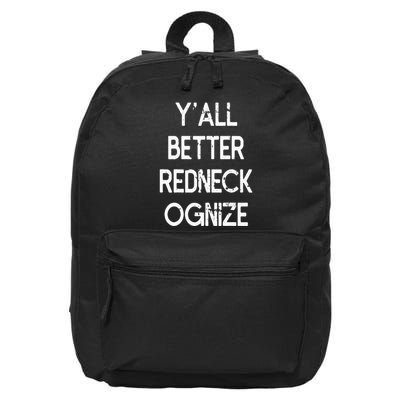 White Trash Party Attire Trailer Trash Redneck 16 in Basic Backpack