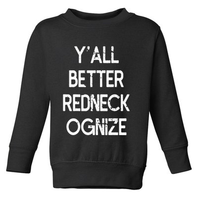 White Trash Party Attire Trailer Trash Redneck Toddler Sweatshirt