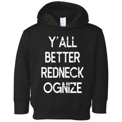 White Trash Party Attire Trailer Trash Redneck Toddler Hoodie