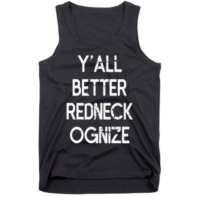 White Trash Party Attire Trailer Trash Redneck Tank Top