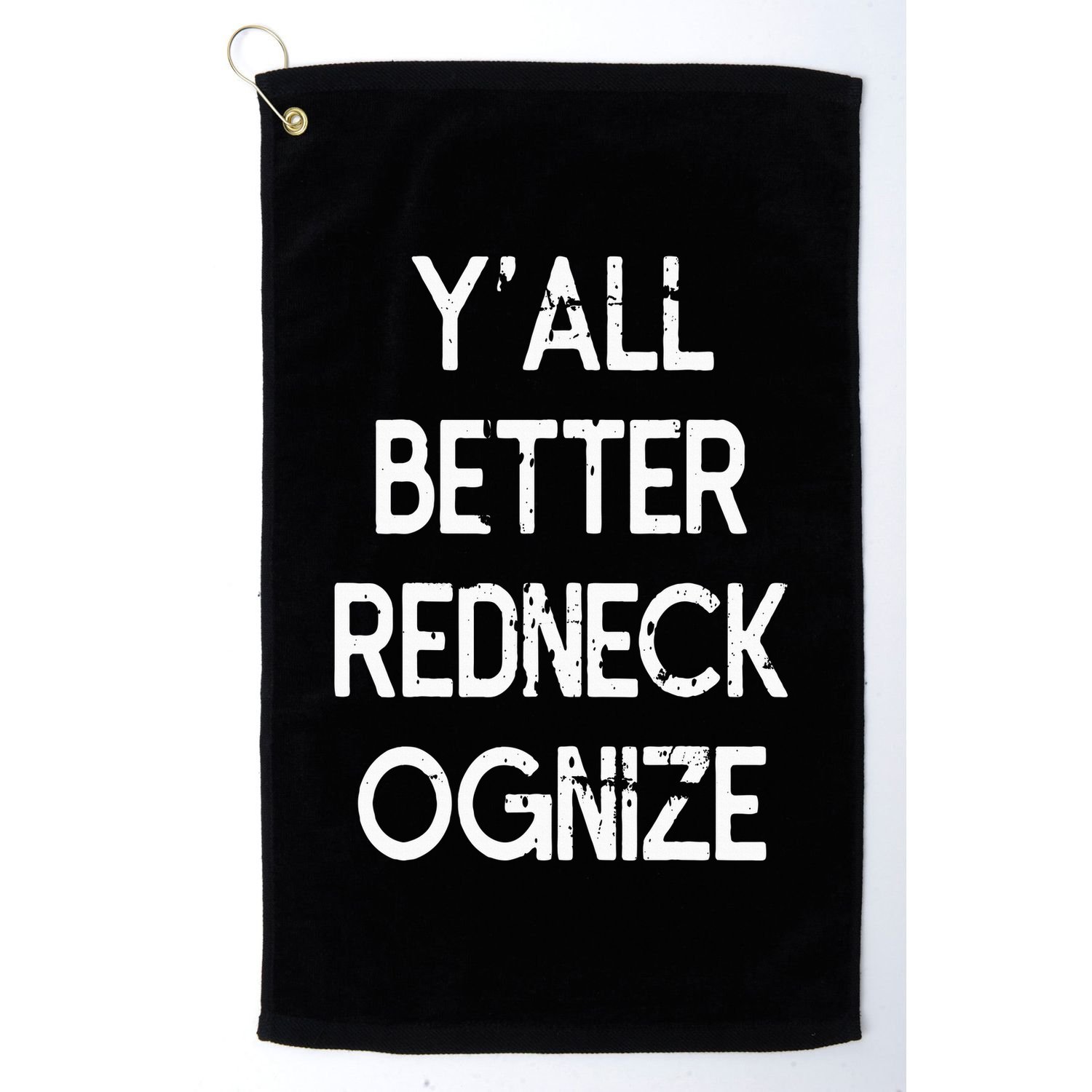 White Trash Party Attire Trailer Trash Redneck Golf Towel