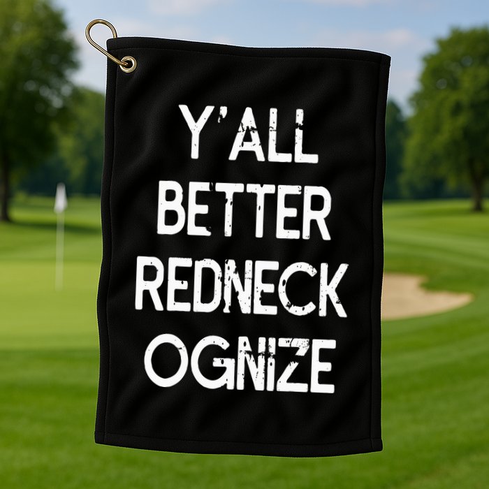White Trash Party Attire Trailer Trash Redneck Golf Towel