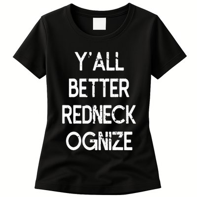 White Trash Party Attire Trailer Trash Redneck Womens T-Shirt