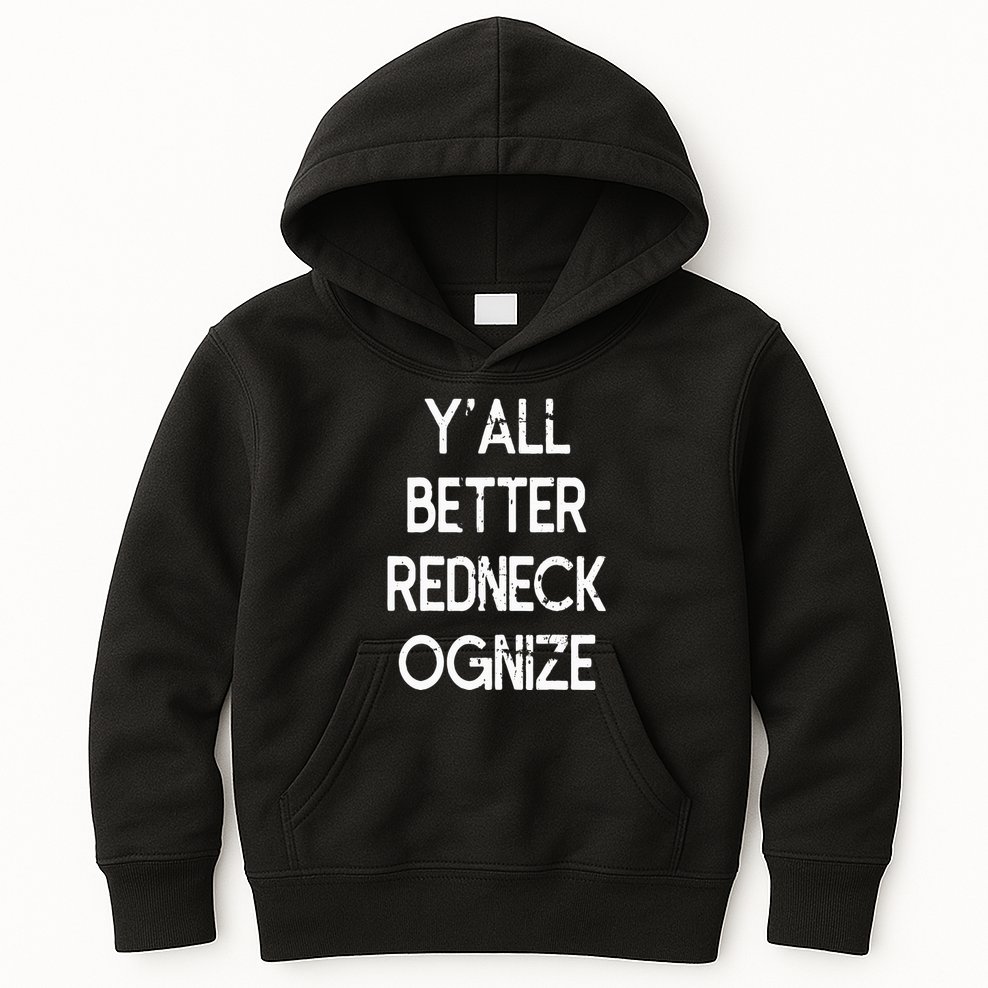 White Trash Party Attire Trailer Trash Redneck Kids Hoodie