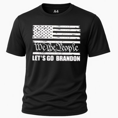 We The People Lets Go Brandon Usa Flag Performance Shirt