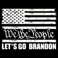 We The People Lets Go Brandon Usa Flag Cooling Performance Crew T-Shirt
