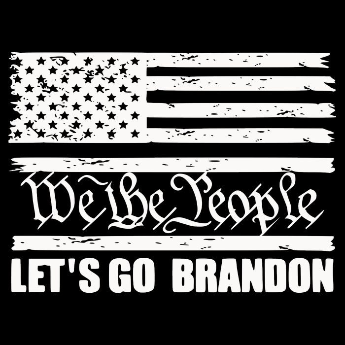 We The People Lets Go Brandon Usa Flag Cooling Performance Crew T-Shirt