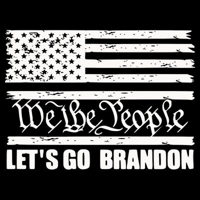 We The People Lets Go Brandon Usa Flag T-Shirt