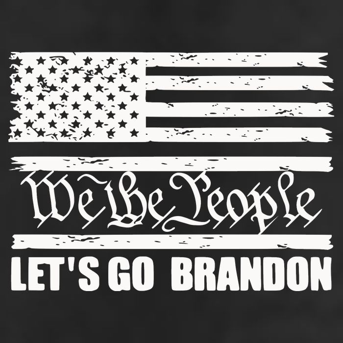 We The People Lets Go Brandon Usa Flag Beanie