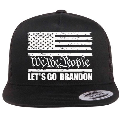We The People Lets Go Brandon Usa Flag Flatbill Hat