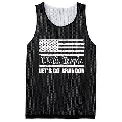 We The People Lets Go Brandon Usa Flag Mesh Reversible Basketball Jersey Tank